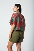 Blusa Manga Morcego Dalia Snake Terra Lyocel