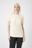 Camiseta Slim Fit Drapeada Salinas Manteiga