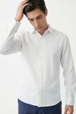 Camisa Manga Longa Chris 2 Off White Linho PD
