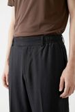 Calça Pantalona Atena Preto Cupro Skin