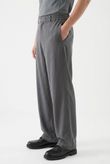 Calça Pantalona Atena Chumbo Cupro
