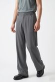 Calça Pantalona Atena Chumbo Cupro