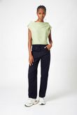 Blusa Drapeado Sem Manga Aritzia Aloe Viscomida