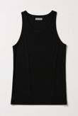 Regata Regular Johns Canelado Preto 