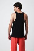 Regata Regular Johns Canelado Preto 