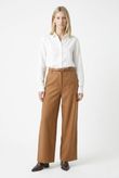 Calça Wide Leg Bell Caramelo Lyocel PD