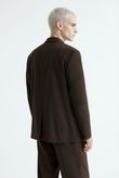 Blazer Oversized Oty Chocolate Lyocel PD