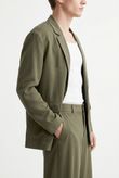 Blazer Oversized Oty Militar Lyocel PD