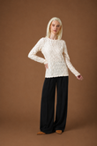 Blusa Manga Longa Com Ziper Cassis 2 Salinas Manteiga