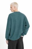 Blusa Oversized Montreal Mohair Knit Petroleo