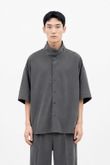 Camisa Oversized Petra Chumbo Cupro