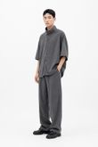 Camisa Oversized Petra Chumbo Cupro