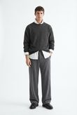Blusa Oversized Montreal Mohair Knit Black