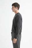Blusa Oversized Montreal Mohair Knit Black