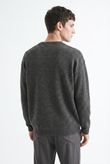 Blusa Oversized Montreal Mohair Knit Black