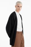 Cardigan Oversized de Tricot North Preto  - U