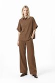 Camisa Boxy Jay Caramelo Lyocel PD
