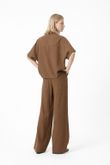 Camisa Boxy Jay Caramelo Lyocel PD