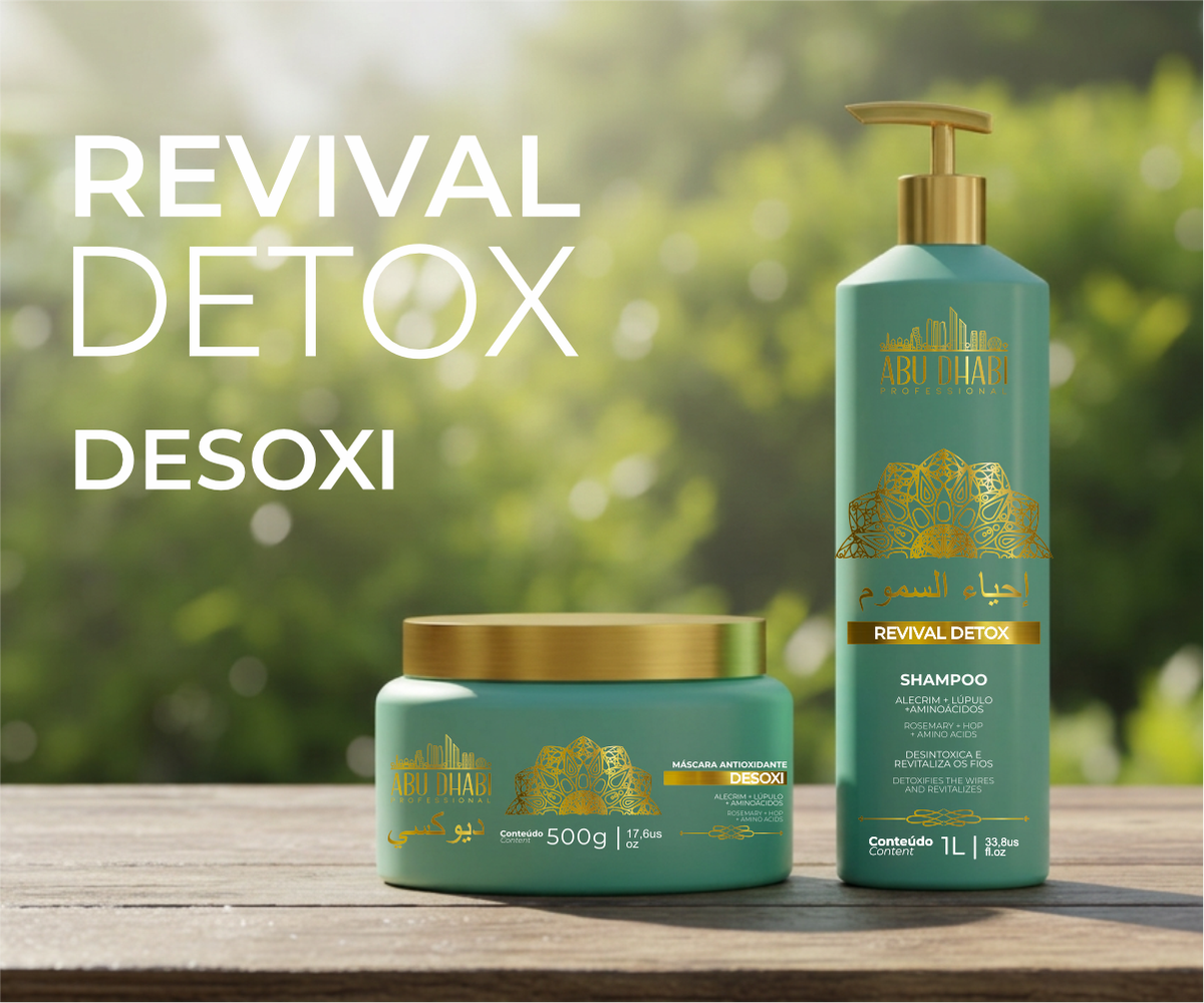 Linha Revival Detox da Abu Dhabi Professional