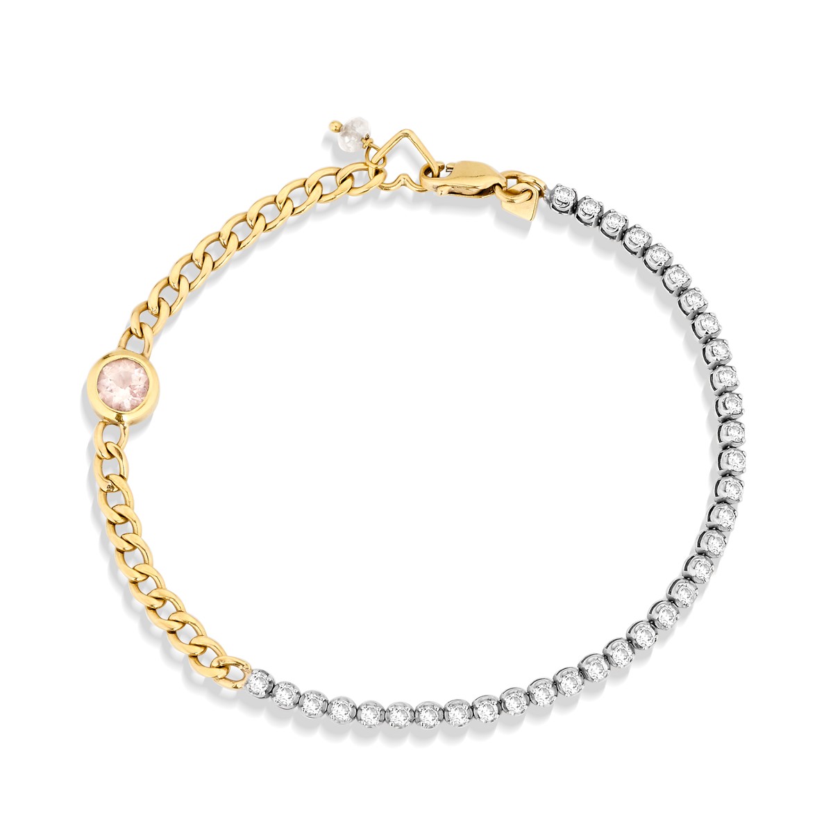 Pulseira Riviera Classic de Diamantes brancos