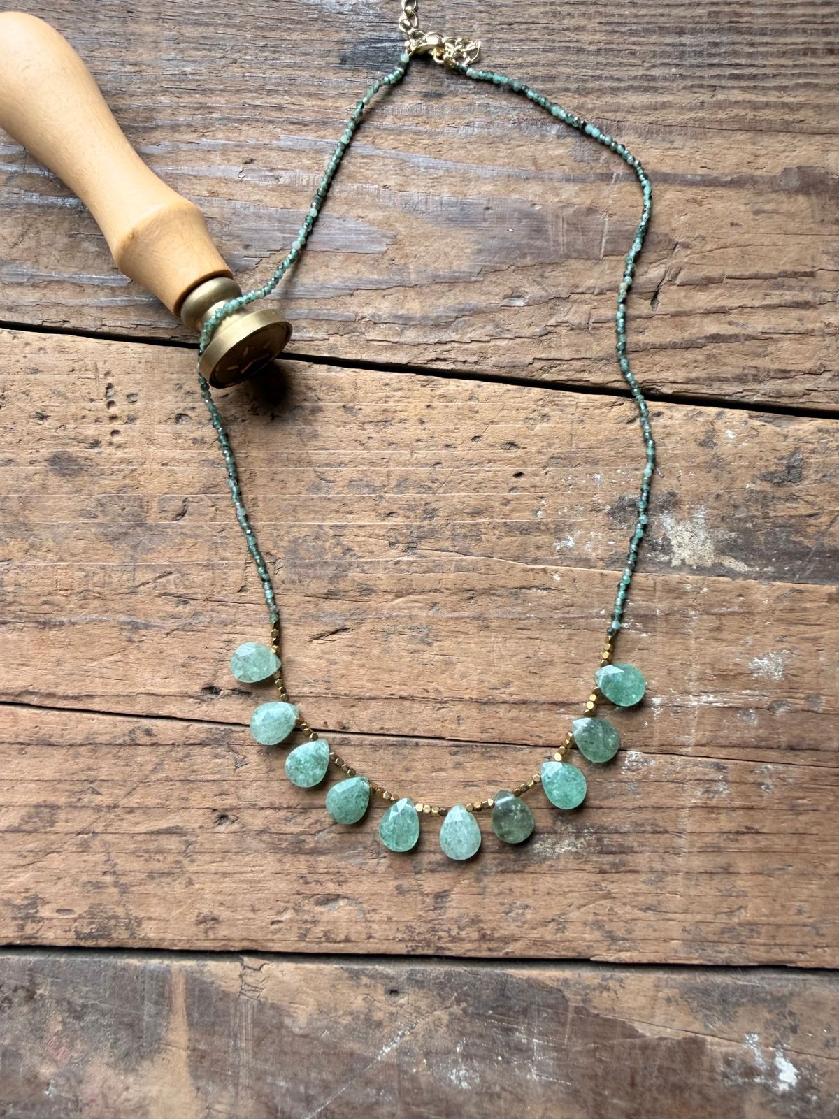 Colar FLORIDA Quartz Verde