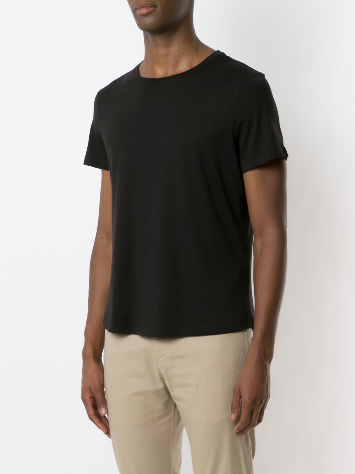 Curved Pima Short Sleeve Tshirt