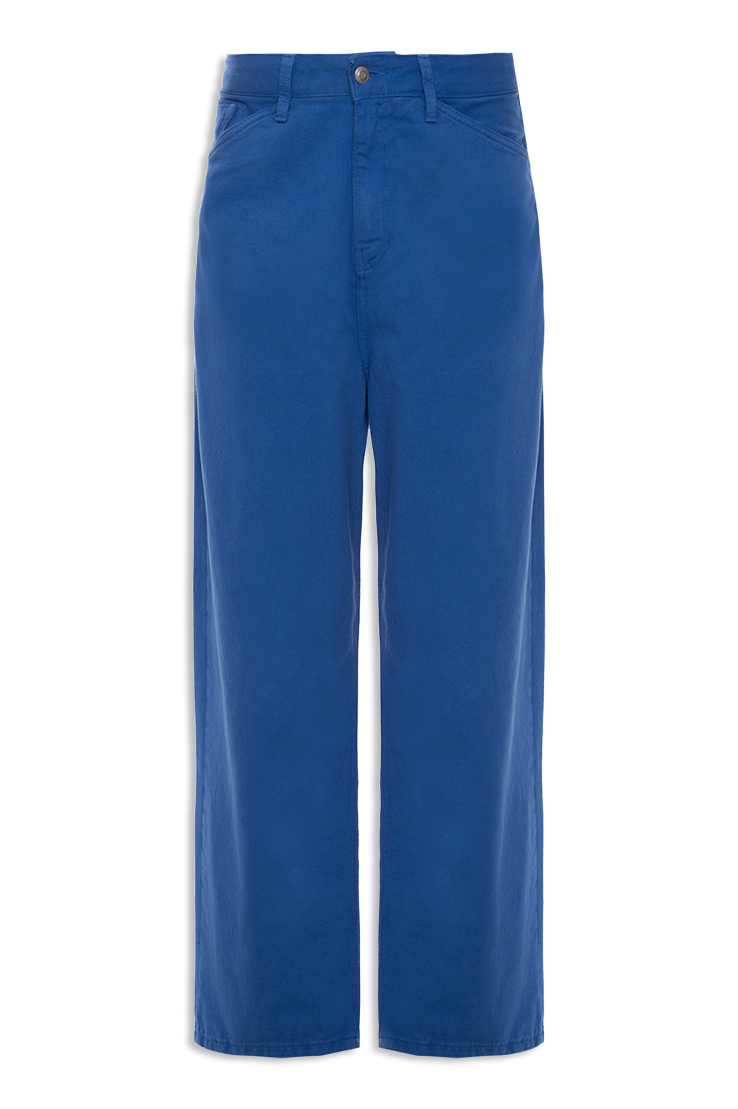 CALÇA AMPLA SARJA MARTINGALE