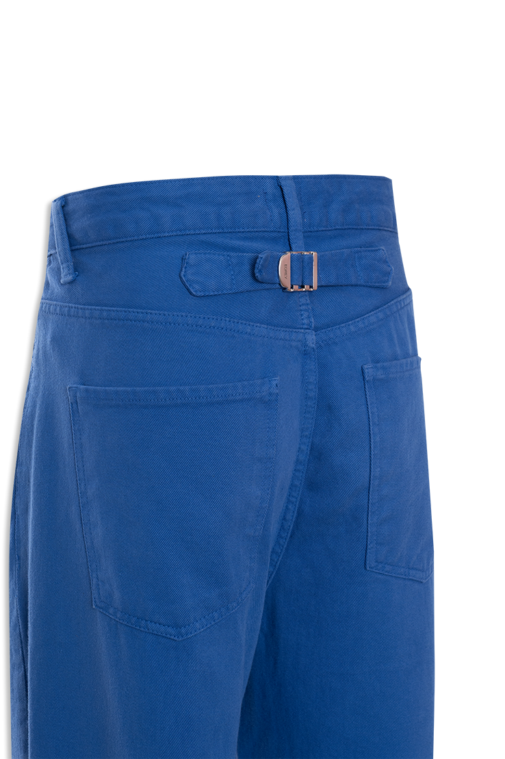 CALÇA AMPLA SARJA MARTINGALE