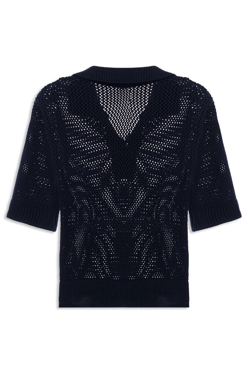 POLO MC TRICOT STITCH