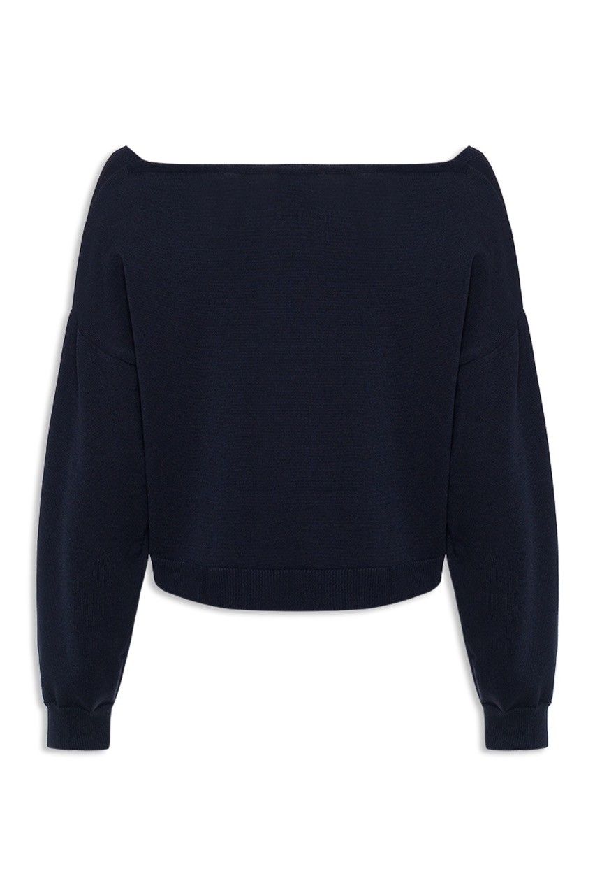 BLUSA GOLA V CURTA TRICOT