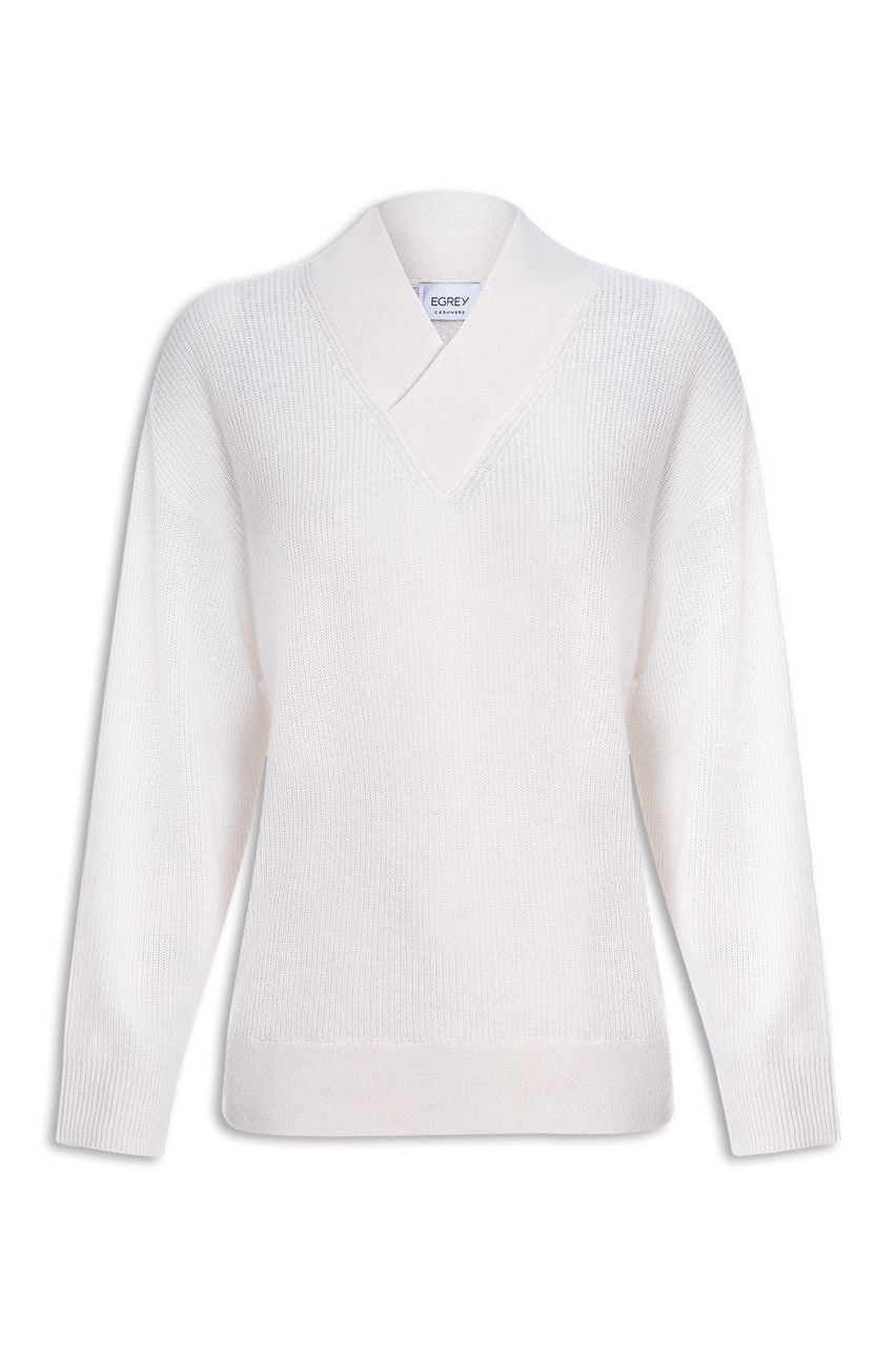 BLUSA GOLA V CASHMERE