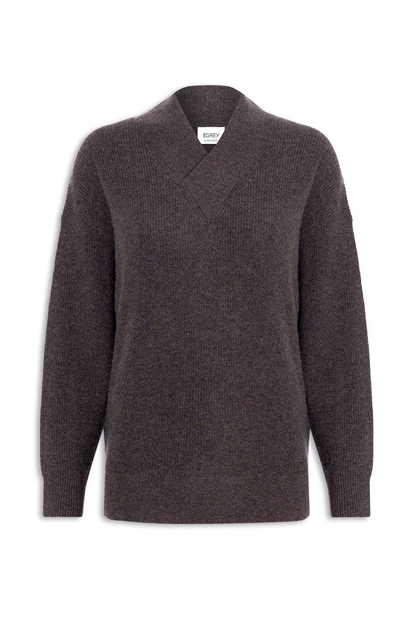 BLUSA GOLA V CASHMERE