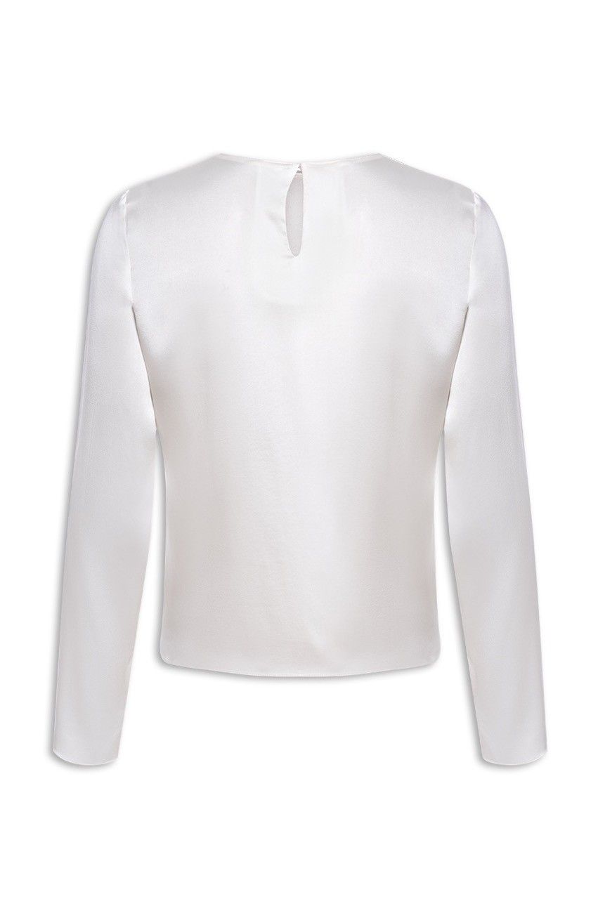 BLUSA SEDA FRANZIDO