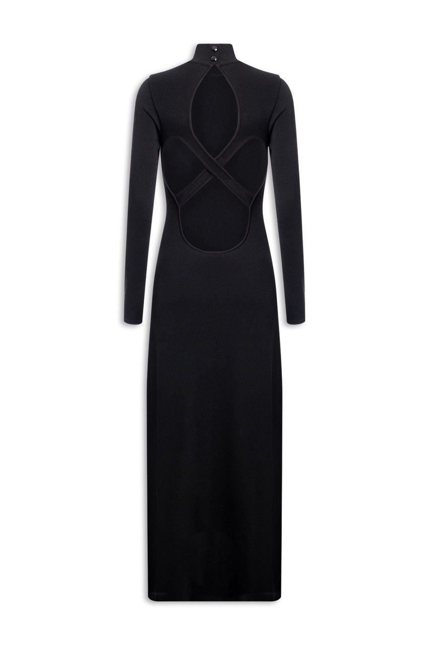VESTIDO DECOTE  COSTAS TRICOT
