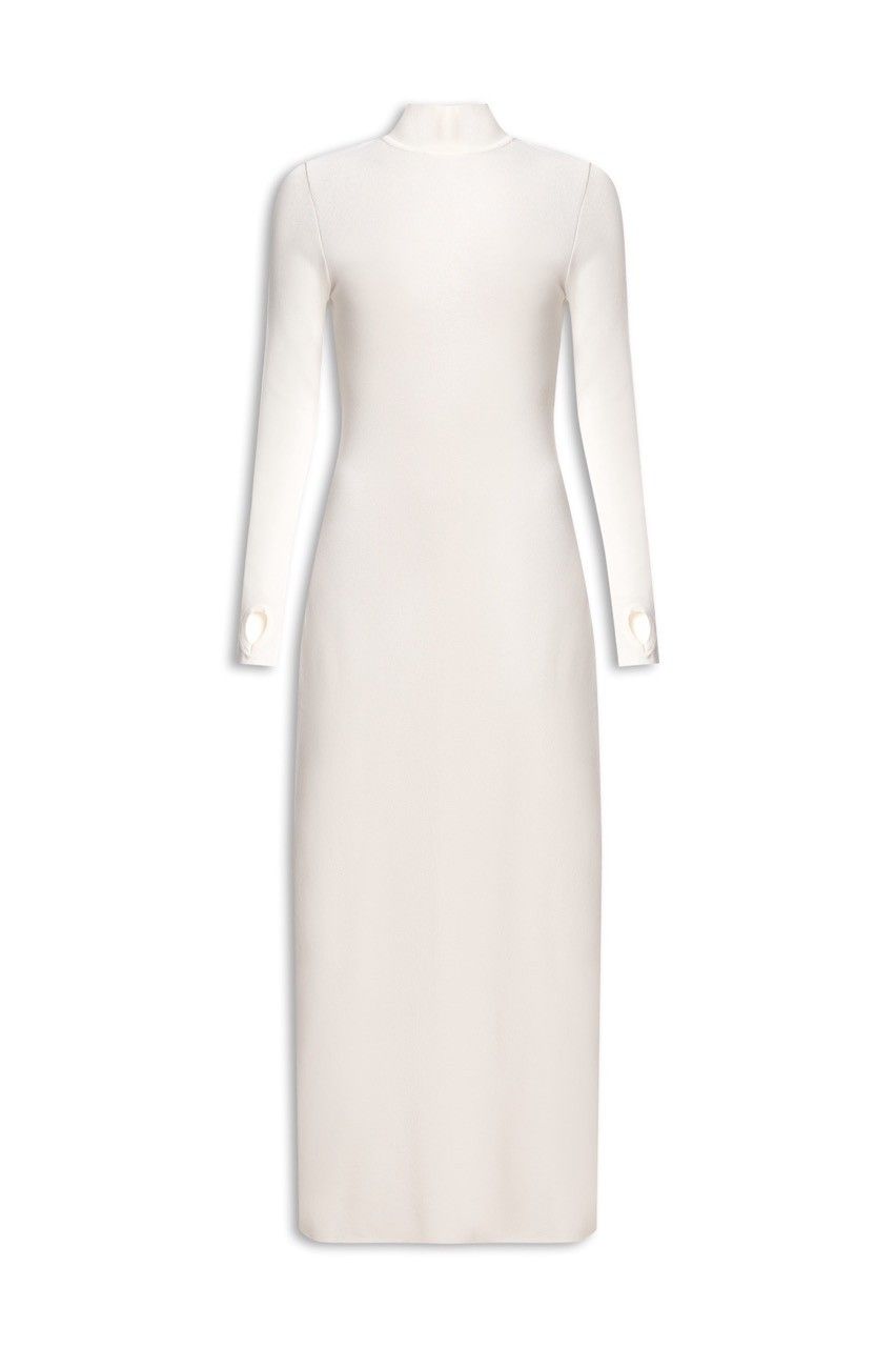 VESTIDO DECOTE  COSTAS TRICOT