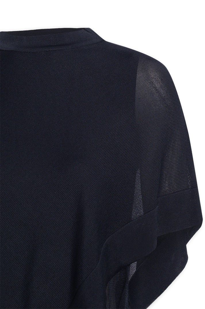 BODY COM PONCHO LEVE TRICOT