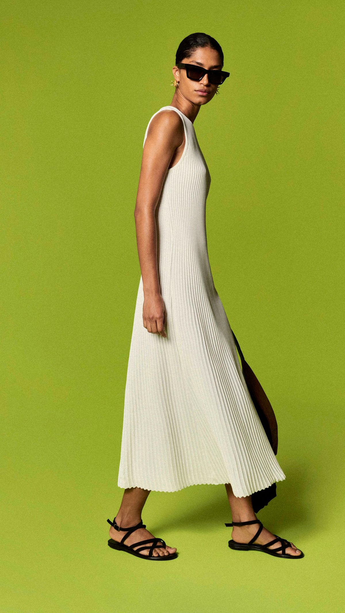 VESTIDO NERVURA EVASÊ TRICOT