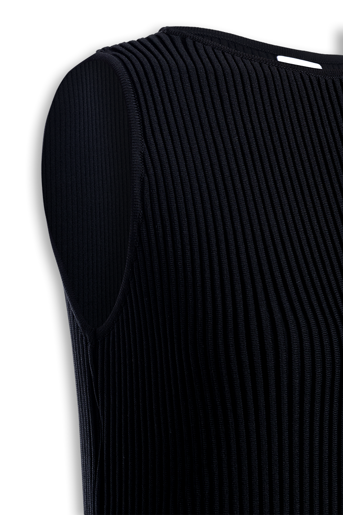 VESTIDO NERVURA EVASÊ TRICOT