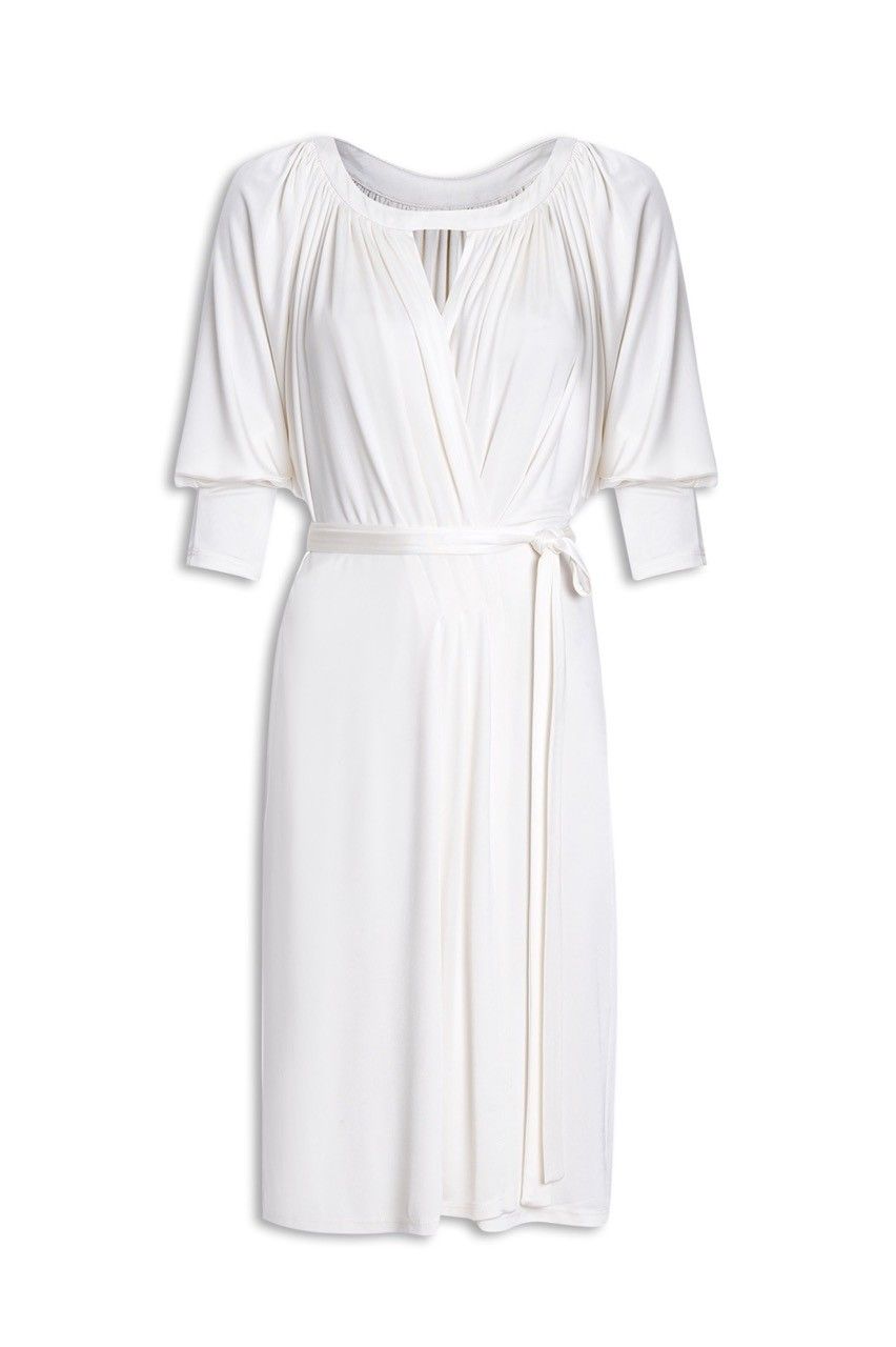 VESTIDO JERSEY DRAPEADO VERA