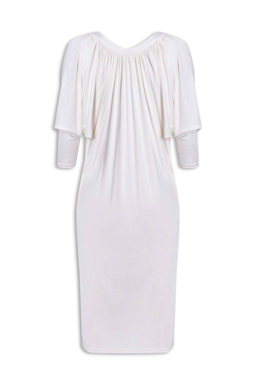 VESTIDO JERSEY DRAPEADO VERA