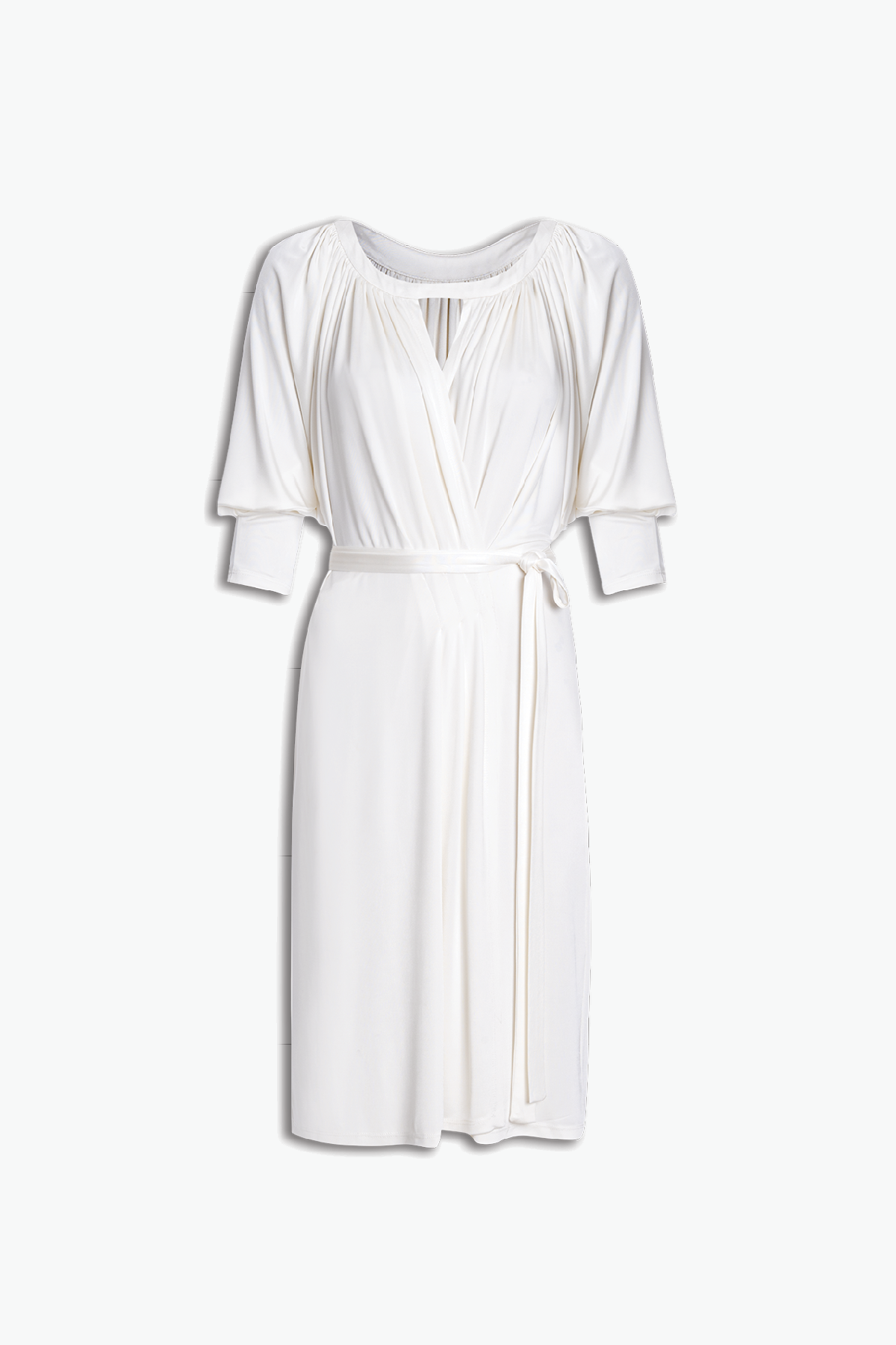 VESTIDO JERSEY DRAPEADO VERA