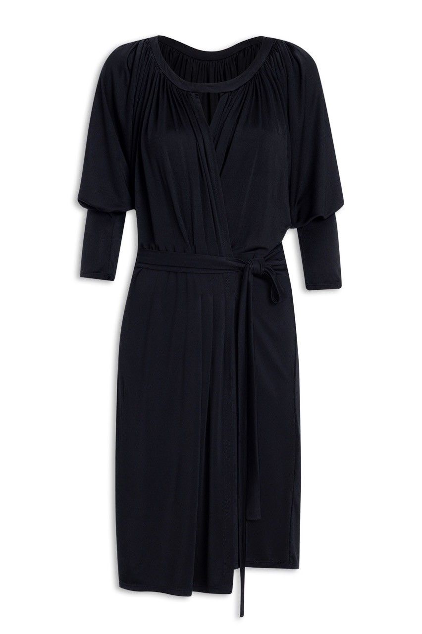 VESTIDO JERSEY DRAPEADO VERA