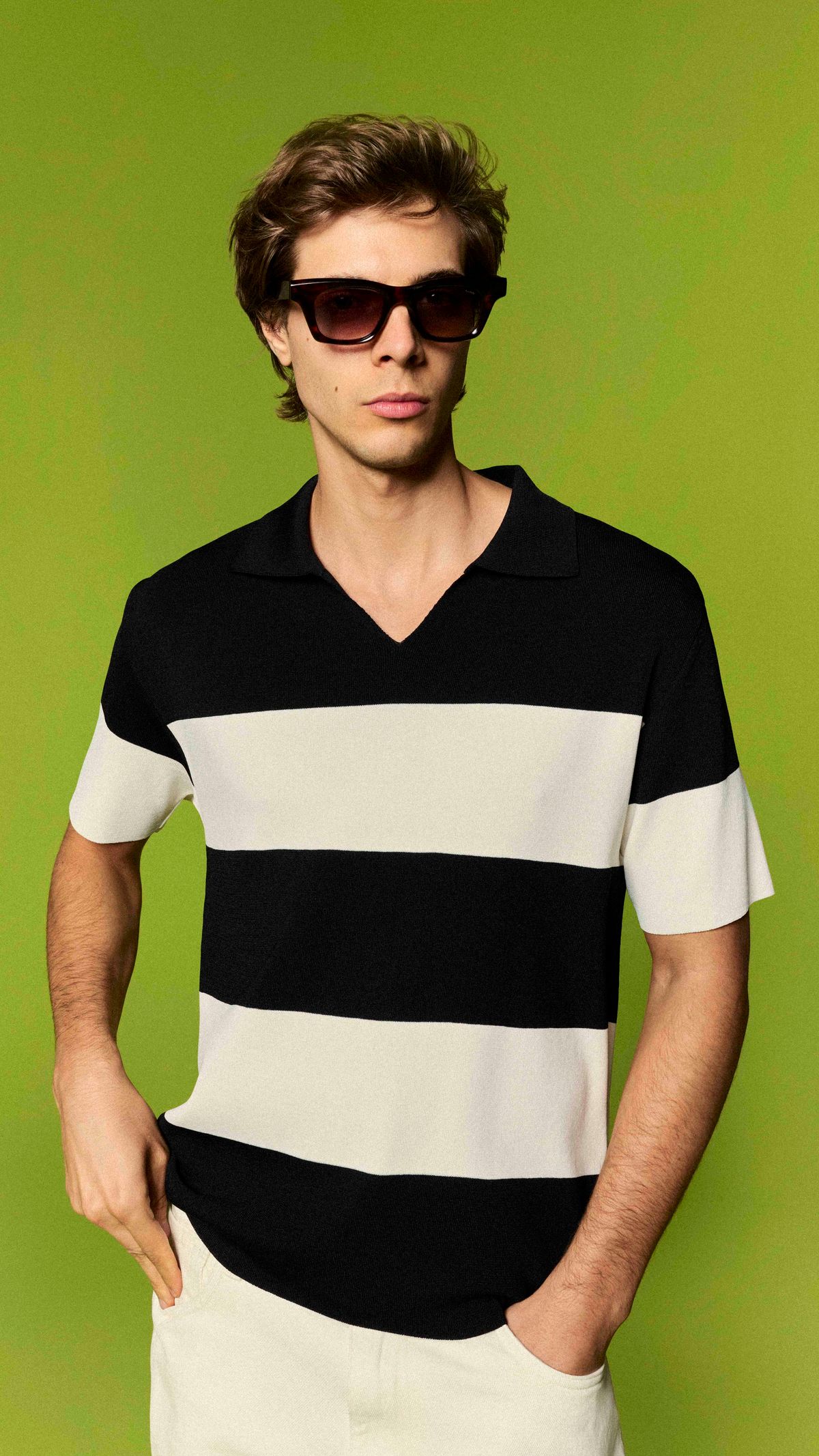 POLO LISTRA TRICOT