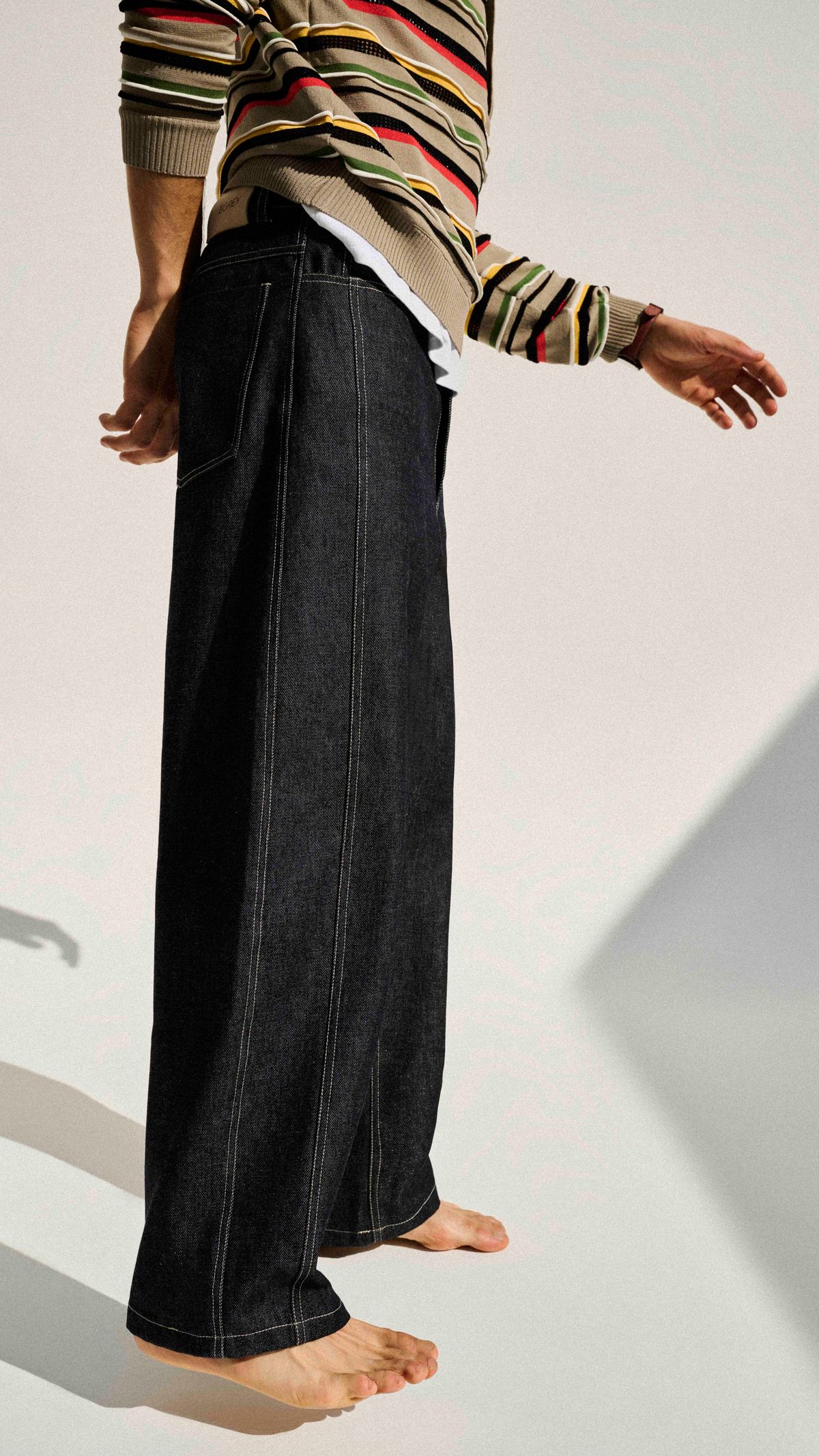 CALÇA JEANS PESPONTO