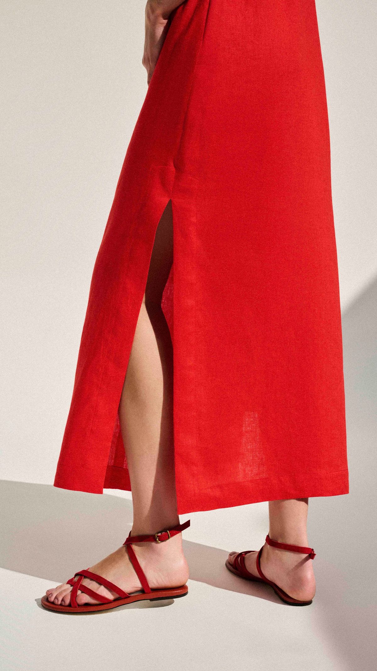 VESTIDO RETO LINHO