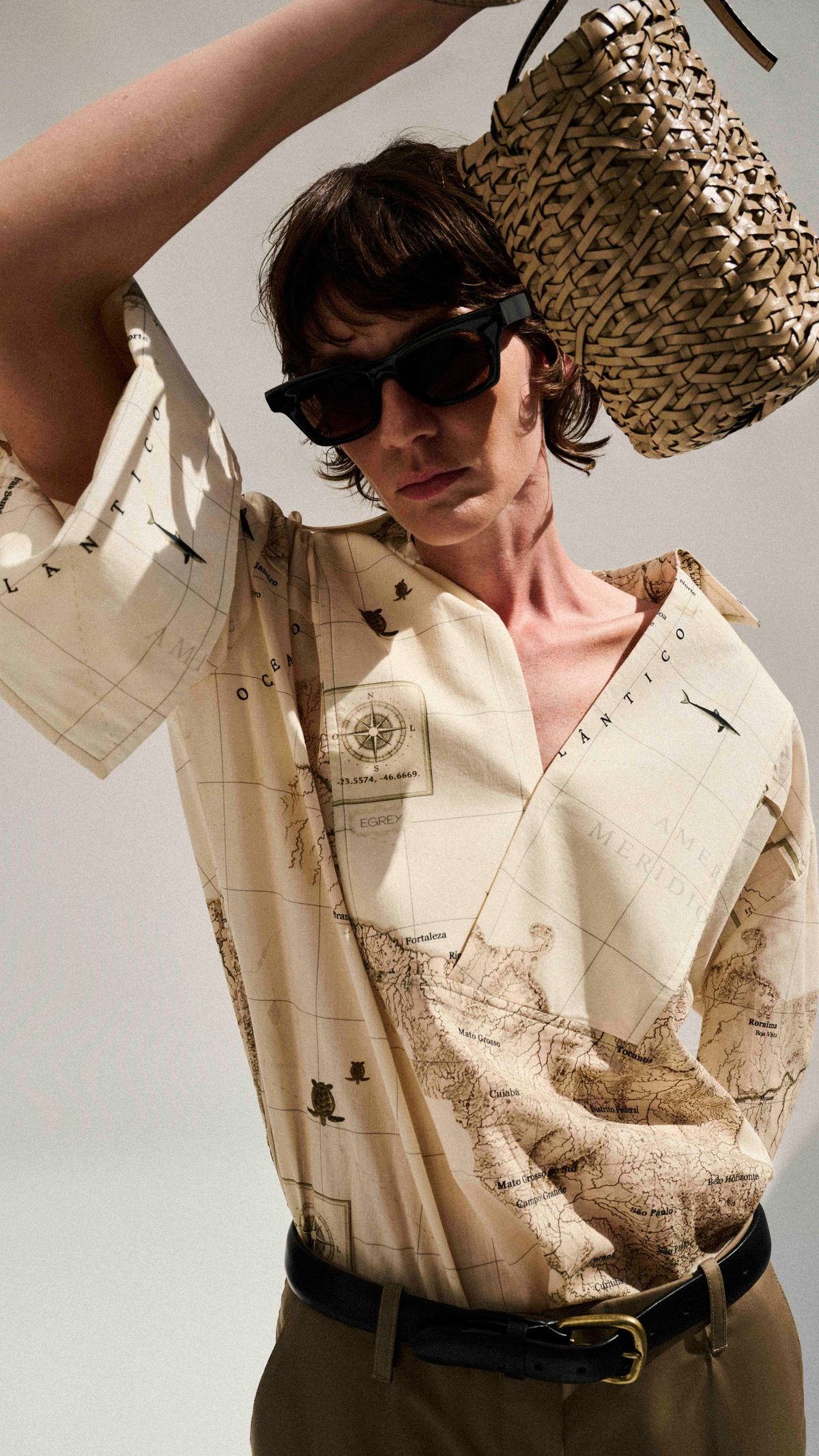 CAMISA SMOKING MAPS