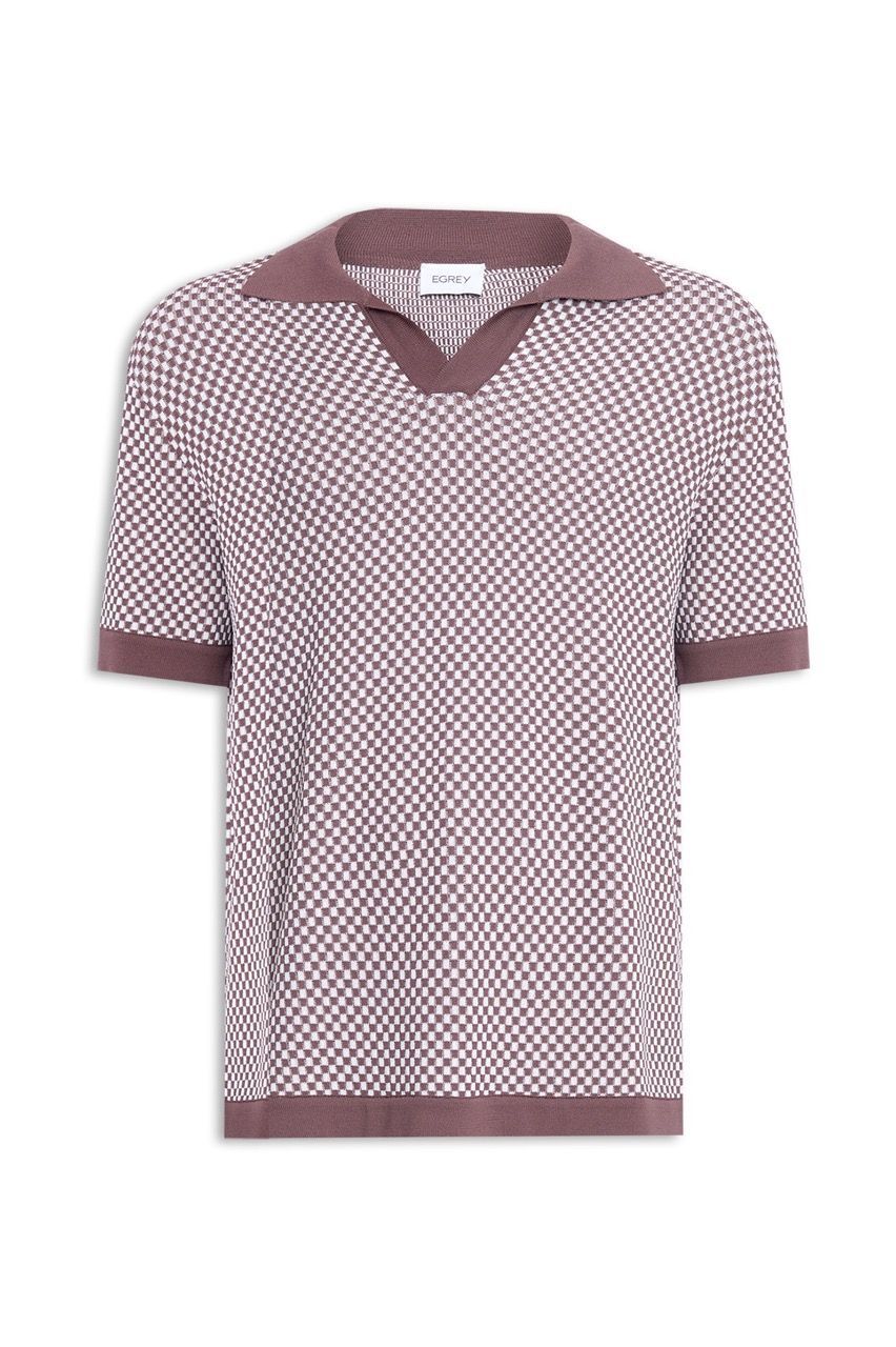 POLO XADREZ TRICOT