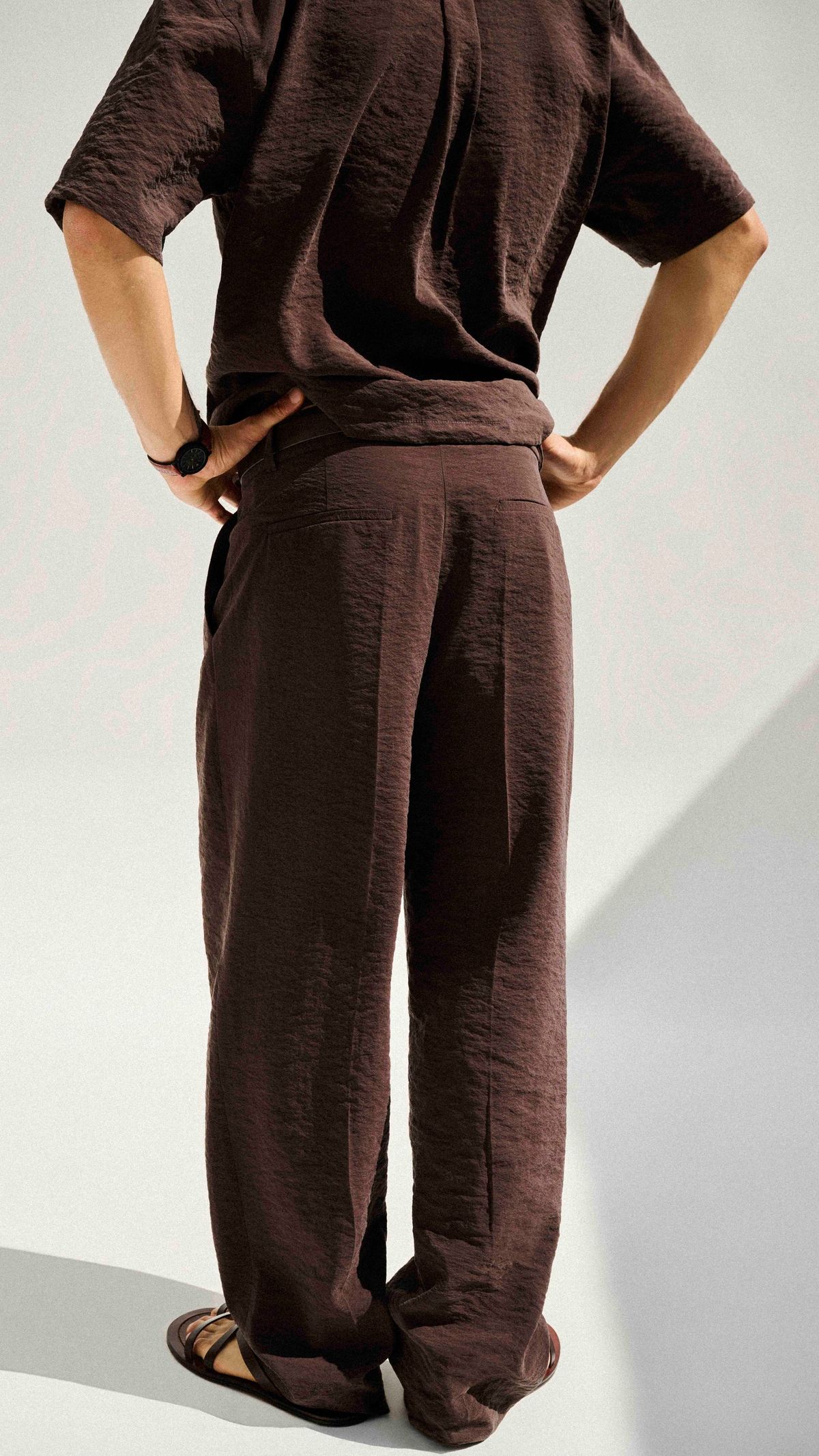CALÇA AMPLA SEDA