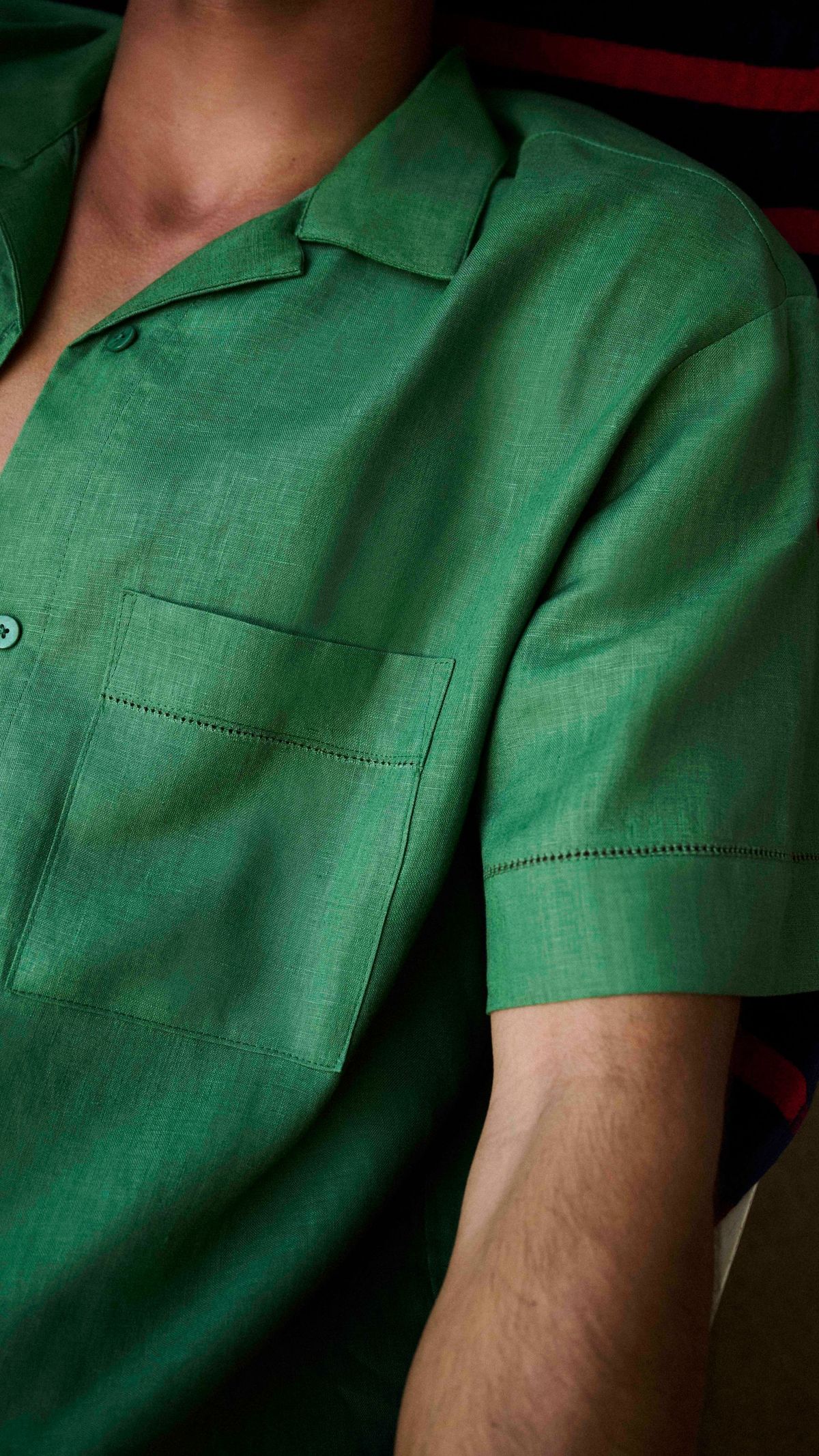 CAMISA AJOUR LINHO