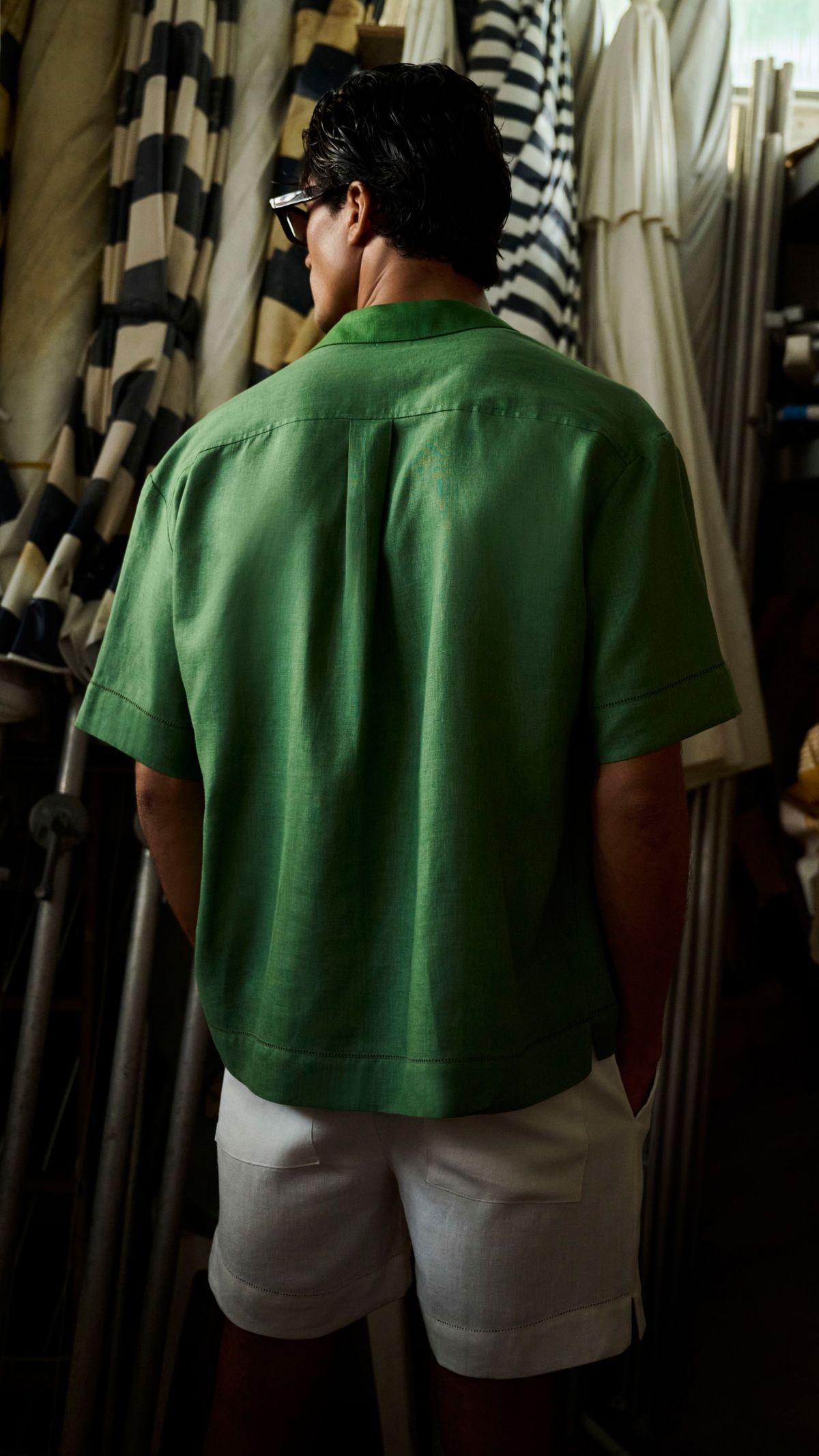 CAMISA AJOUR LINHO